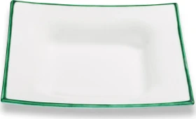 Gmundner Keramik Grüner Rand Suppenschale Trend 20x20cm
