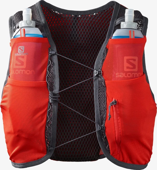 Salomon Active Skin 8 Set fiery red/ebony