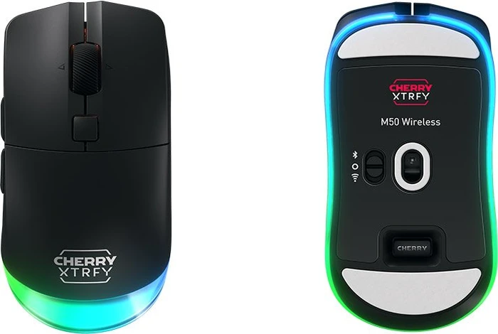 Cherry Xtrfy M50 Wireless schwarz, USB/Bluetooth