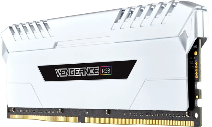 Corsair Vengeance RGB weiß UDIMM 16GB Kit, DDR4-3200, CL16-18-18-36