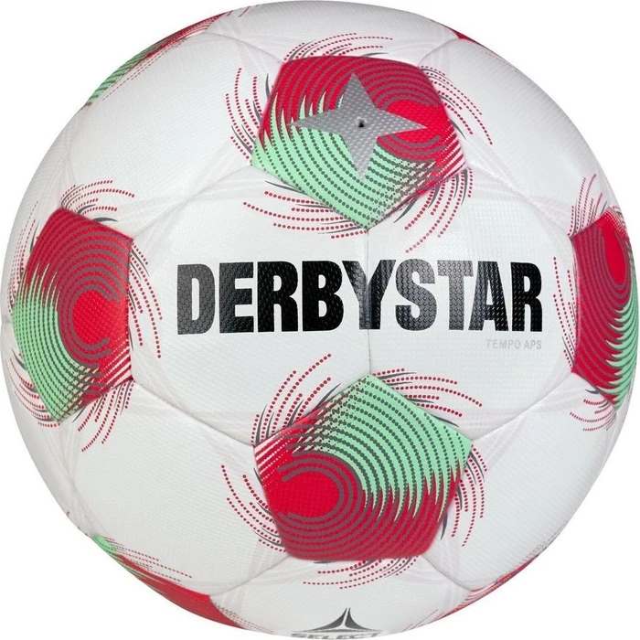 Derbystar Tempo APS weiß/rot/grün Modell 2025 Fußball