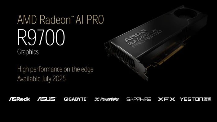 AMD Radeon AI PRO R9700, 32GB GDDR6, 4x DP