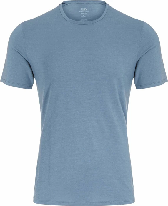 Icebreaker Anatomica Crewe Funktionsshirt kurzarm granite blue (Herren)