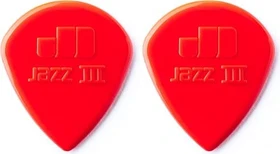 Dunlop Jazz III Nylon Pick, 6-Pack