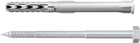 fischer SXR 10x80 SS K (4) Schrauben/Dübel-Sortiment, 4 Stück
