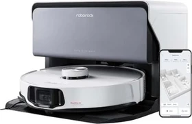 Roborock S8 MaxV Ultra Saug-/Wischroboter weiß inkl. Absaug-/Reinigungsstation mit Wasseranschluss