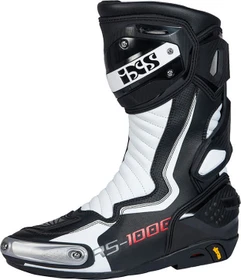 iXS RS-1000 Motorradstiefel schwarz/weiß