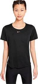 Nike Dri-FIT Laufshirt kurzarm schwarz/weiß (Damen)