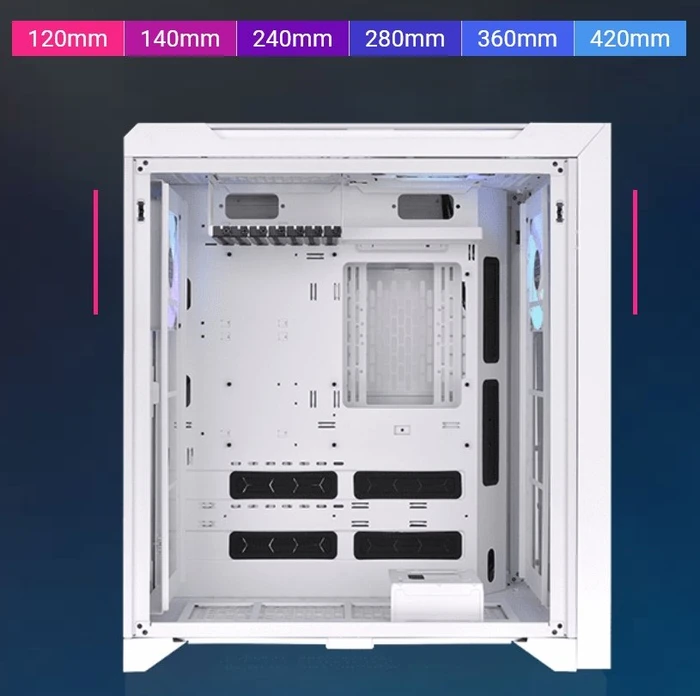 Thermaltake CTE C700 TG ARGB Snow, weiß, Glasfenster