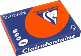 Clairefontaine Trophée Universalpapier matt ziegelrot, A3, 80g/m², 500 Blatt