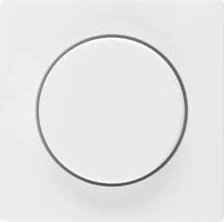 Berker Q.1/Q.3 Zentralstück für Drehdimmer/Drehpotenziometer, polarweiß samt