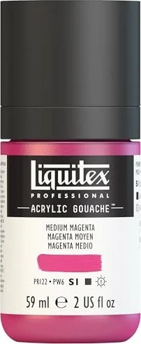 Liquitex Professional Acrylic Gouache medium magenta, 59ml
