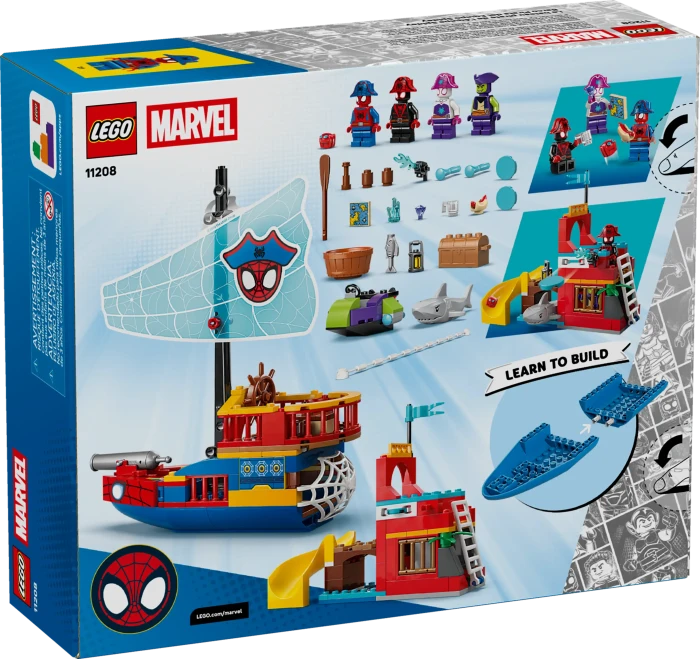 LEGO Juniors - Piratenschiff von Spideys Team