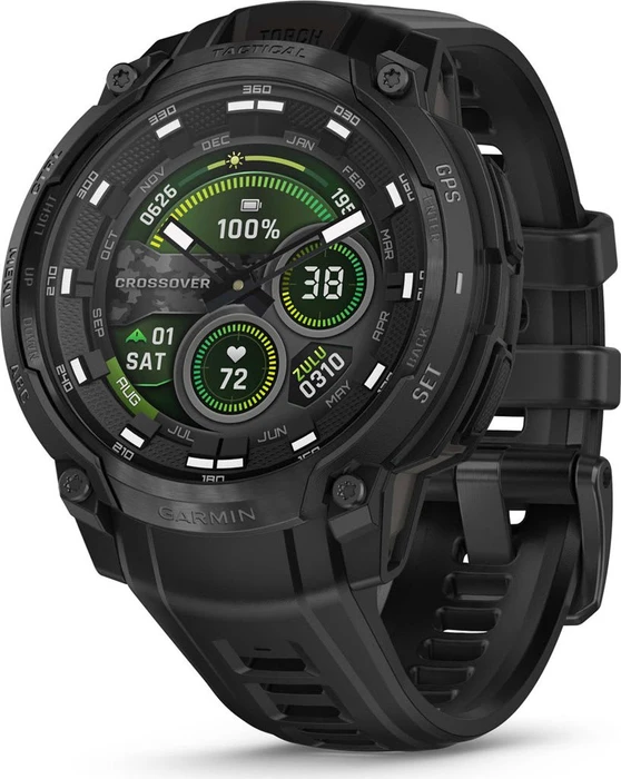 Garmin Instinct Crossover AMOLED Tactical Edition schwarz