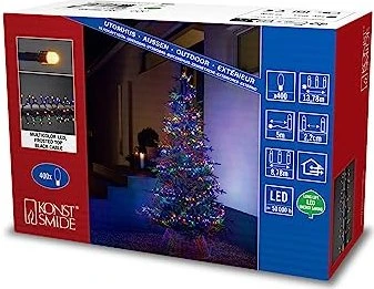 Konstsmide Micro Lichterkette LED 400x mehrfarbig