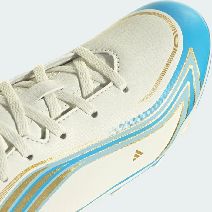 adidas F50 Messi Club FG/MG ivory/semi blue burst/icey blue (Junior)
