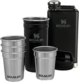 Stanley 1913 Adventure Pre-Party Shotgläser + Flachmann Set