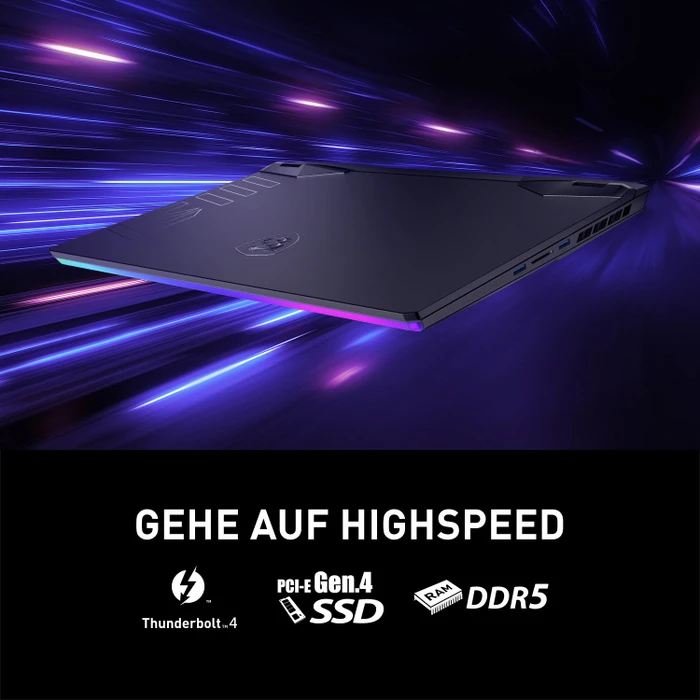 MSI GE77 HX 12UHS-012 Raider GE77 HX 12UHS-012, Core i9-12900HX, 64GB RAM, 2TB SSD, GeForce RTX 3080 Ti, DE