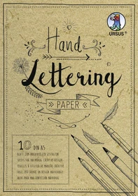 Ursus Handlettering Paper Elefantenhaut, A5, glatt, creme, 25 Blatt