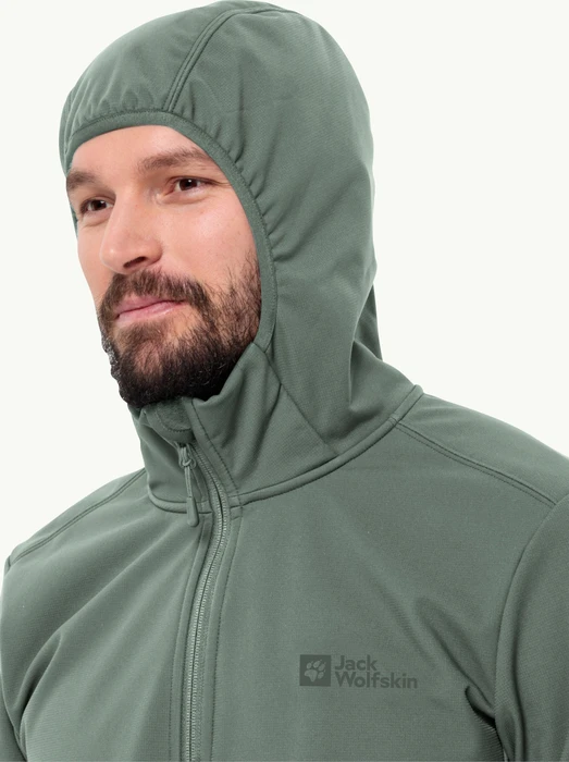 Jack Wolfskin Bornberg Hoody Funktionsjacke hedge green (Herren)