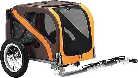 Blue Bird Mini-Hundeanhänger 12 Fahrradanhänger grau