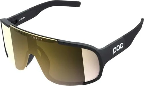 POC Aspire uranium black/clarity road-partly sunny gold cat 2