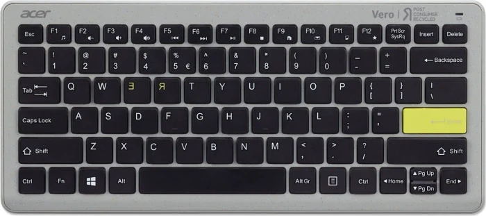 Acer Vero Wireless Keyboard and Mouse Combo AAK125 grau, USB, DE