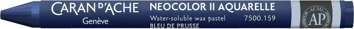 Caran d'Ache Neocolor II Aquarelle Wachskreide, preußischblau, 10er-Pack