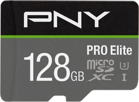 PNY Pro Elite R100/W90 128GB Kit, UHS-I U3, A1, Class 10