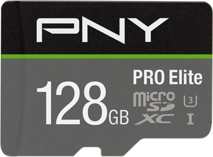 PNY Pro Elite, microSD UHS-I U3, A1 / A2, V30