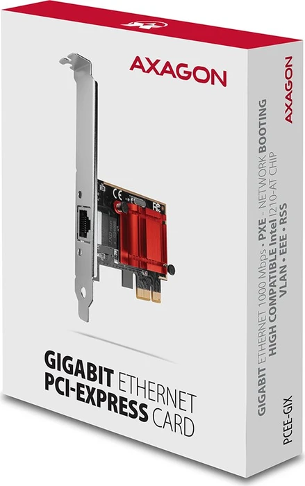 Axagon Gigabit LAN-Adapter, RJ-45, PCIe 2.1 x1