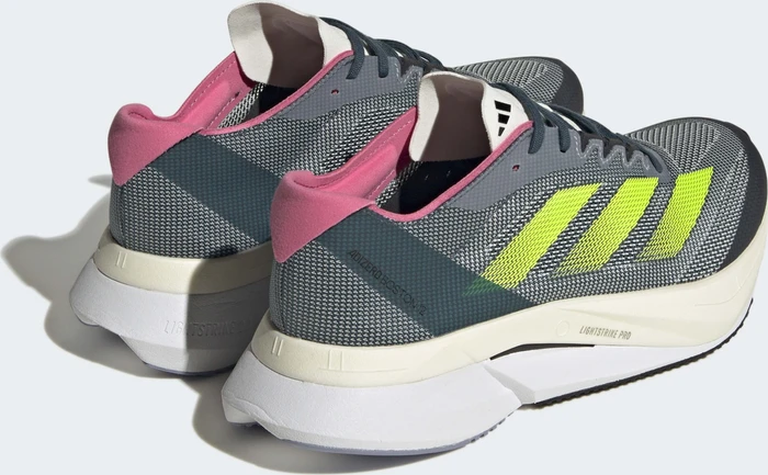 adidas Adizero Boston 12 arctic night/lucid lemon/carbon (Damen)