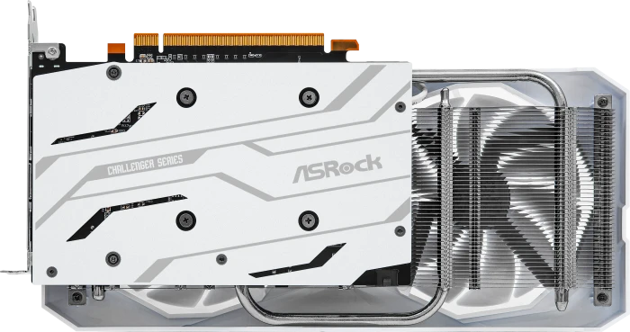 ASRock Radeon RX 6600 Challenger White 8GB, RX6600 CLW 8G, 8GB GDDR6, HDMI, 3x DP