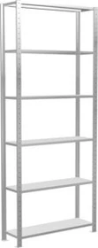 Schulte Lagertechnik Multiplus 150 Schwerlastregal 100x250x30cm lichtgrau