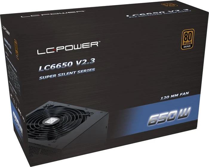 LC-Power LC6650 V2.3 Super Silent 650W, ATX 2.3