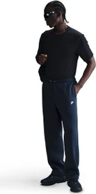 Nike Sportswear Club Fleece Trainingshose lang obsidian/white (Herren)