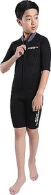 Cressi Endurance Shorty kurzarm 3mm schwarz (Junior)