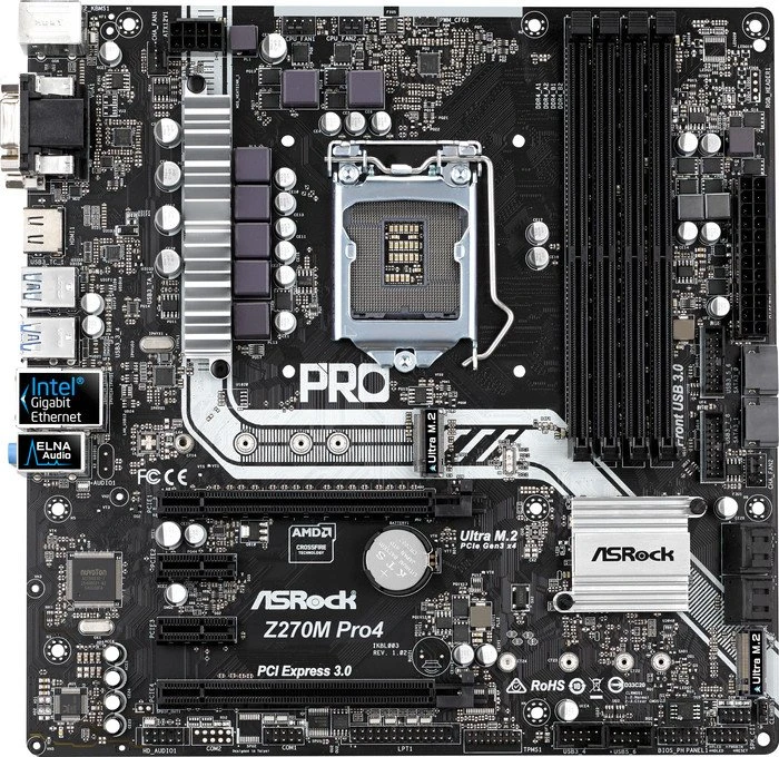 ASRock Z270M Pro4 (Intel 1151)