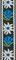 D'Addario Peace & Love Woven Guitar Strap Black and Blue Vorschaubild