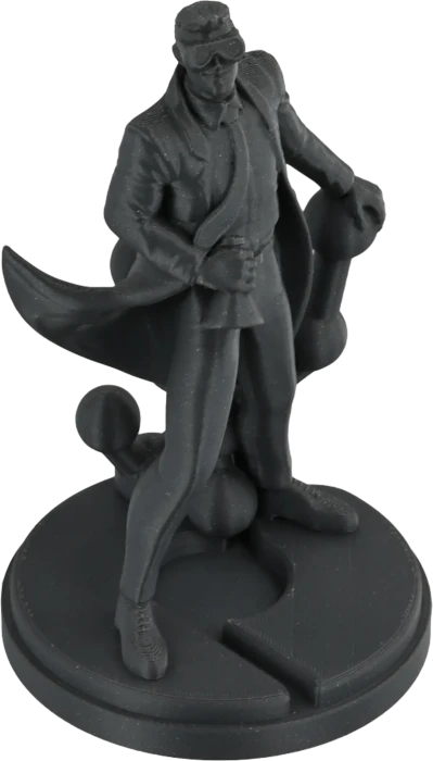 Polymaker PLA, Grau / Silber, Spule, 1.75mm, 1.00kg