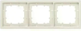 Siemens DELTA style Rahmen 224x82mm 3-fach, titanweiß