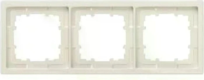 Siemens DELTA style Rahmen 224x82mm 3-fach, titanweiß