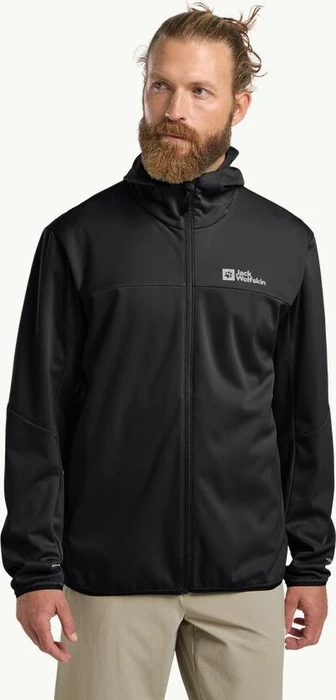 Jack Wolfskin Feldberg Hoody Funktionsjacke schwarz (Herren)