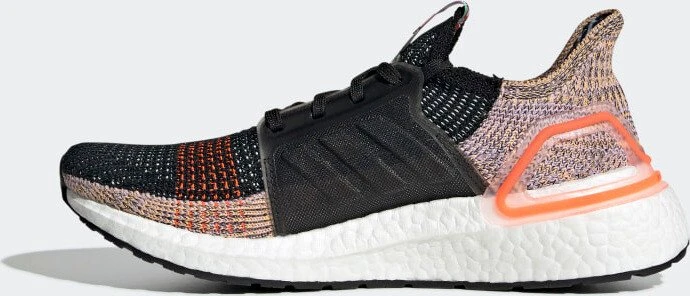 adidas Ultraboost 19 core black/crystal white/solar orange (Damen)