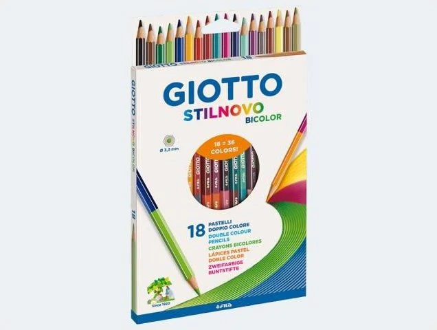 Lyra Giotto Stilnovo Bicolor Buntstift sortiert, Etui, 18er-Set (257200)