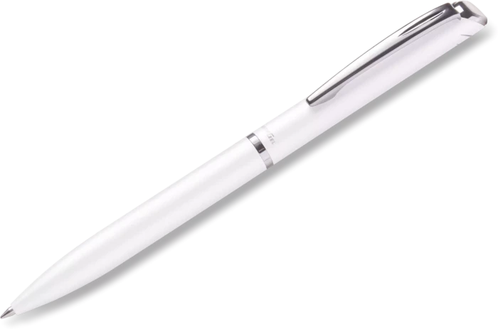 Pentel EnerGel HighClass BL2007 0.7mm/0.35mm Gelroller perlweiß, Geschenkbox