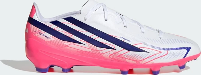 adidas F50 Hyperfast League FG cloud white/solar purple/solar turbo (Junior)