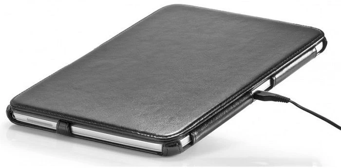 Stilgut UltraSlim Case/Stand für Samsung Galaxy Tab 3 10.1 schwarz/vintage