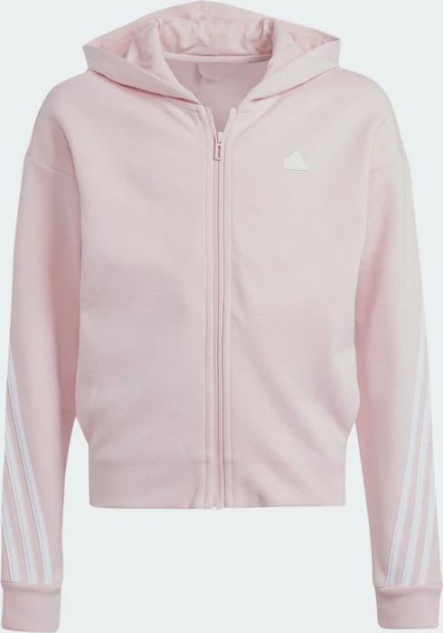adidas Future Icons 3-Streifen Hoodie sandy pink/white (Junior)