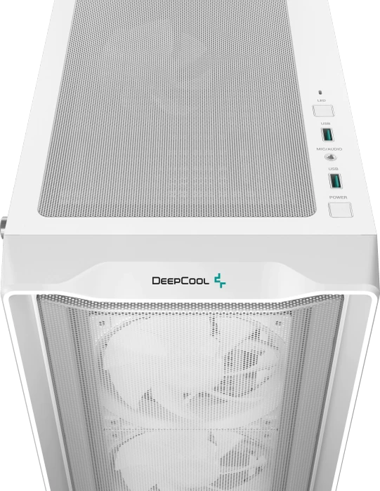 DeepCool CC560 Mesh [V2], weiß, Glasfenster